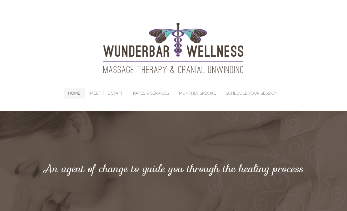 Wunderbar Wellness website